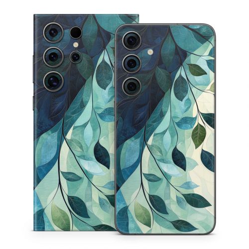 Teal and Indigo Samsung Galaxy S24 Series Skin