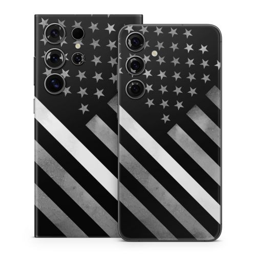 Thin White Line Hero Samsung Galaxy S24 Series Skin