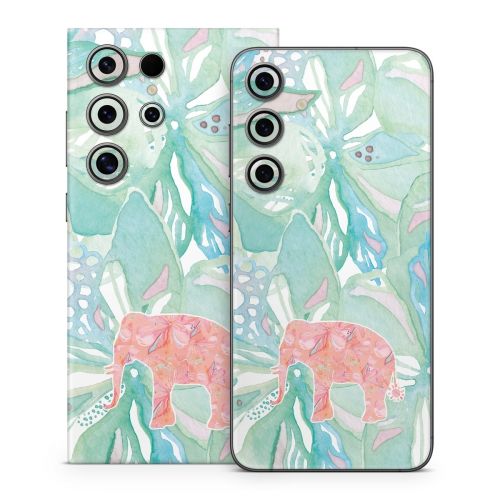 Tropical Elephant Samsung Galaxy S24 Series Skin