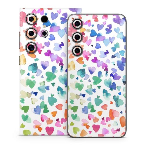 Valentines Love Hearts Samsung Galaxy S24 Series Skin