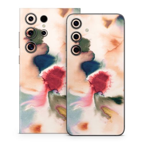 Abstract Watercolor Mineral Samsung Galaxy S24 Series Skin