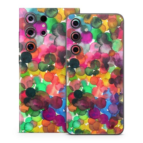 Watercolor Drops Samsung Galaxy S24 Series Skin
