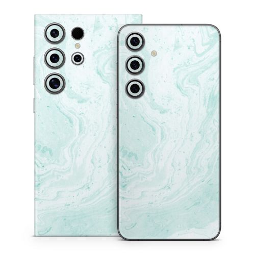 Winter Green Marble Samsung Galaxy S24 Series Skin