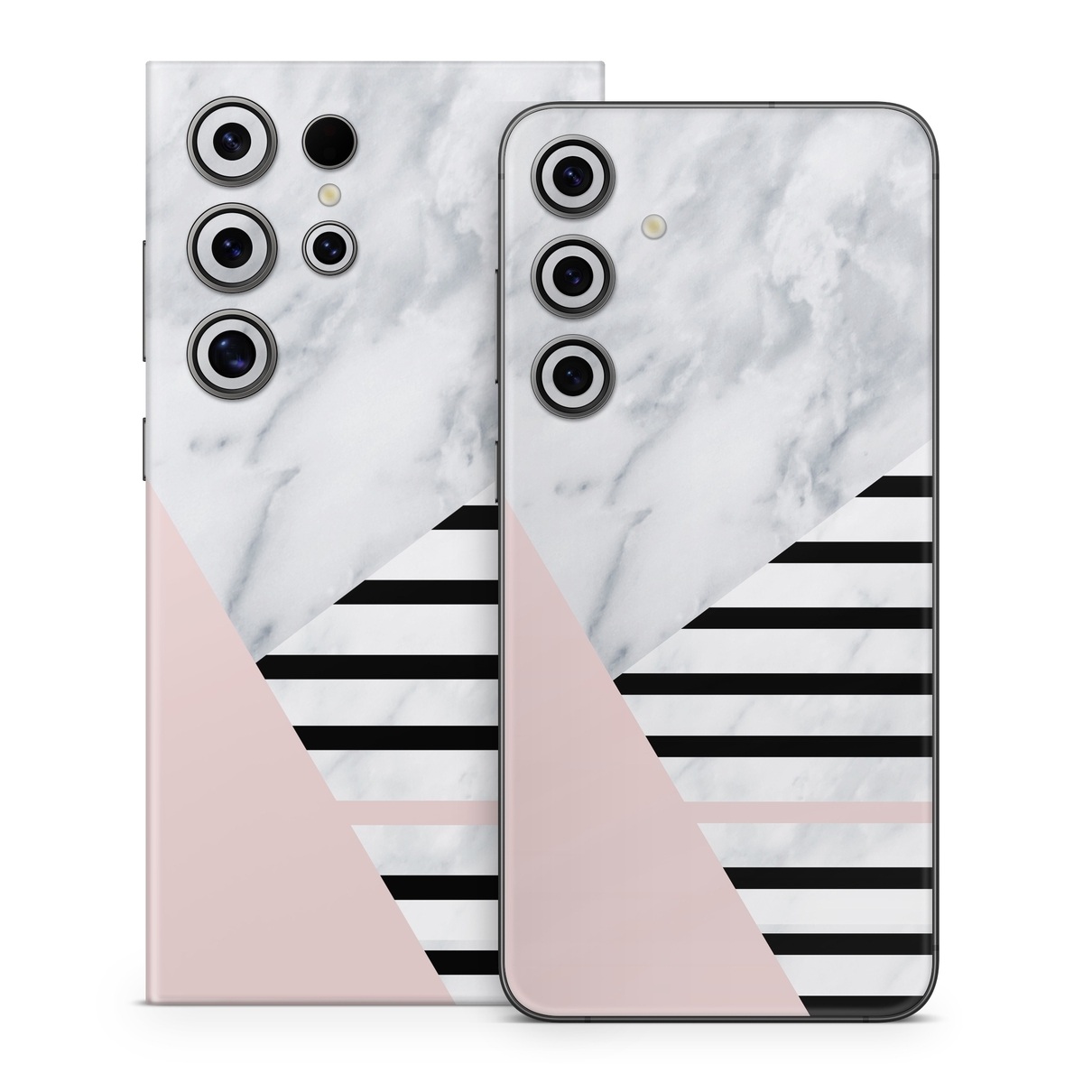 Samsung Galaxy S24 Series Skin design of White, Line, Architecture, Stairs, Parallel, with gray, black, white, pink colors