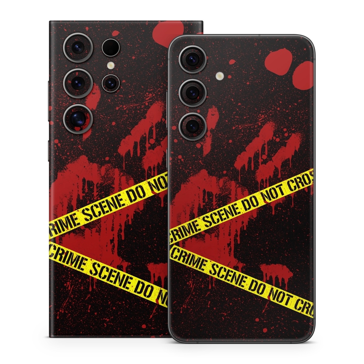 Samsung Galaxy S24 Series Skin design of Red, Black, Font, Text, Logo, Graphics, Graphic design, Room, Carmine, Fictional character, with black, red, green colors