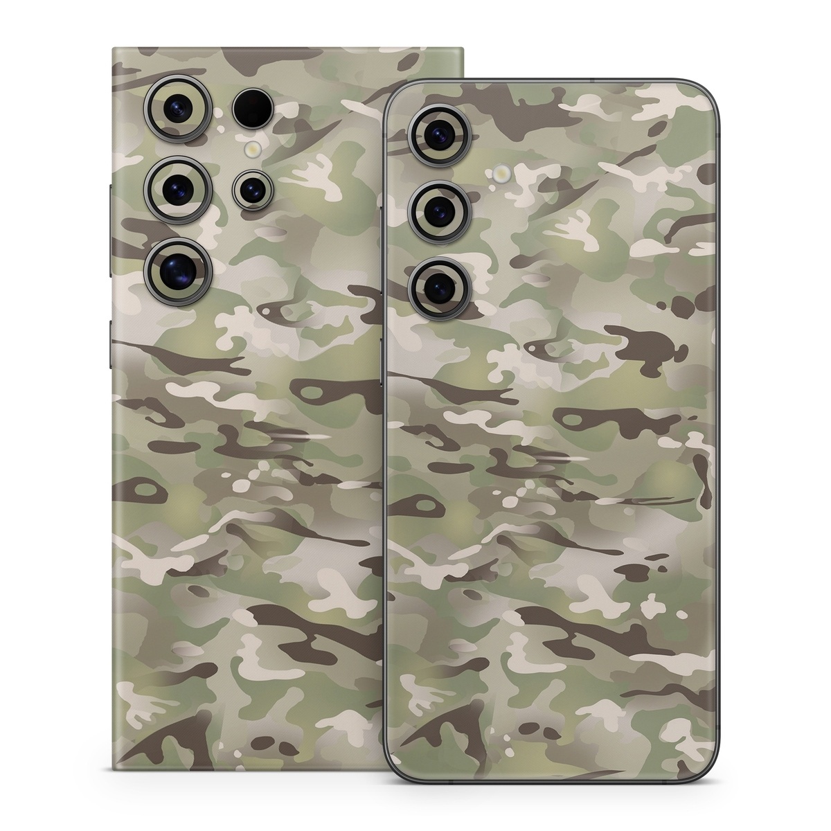 Samsung Galaxy S24 Series Skin design of Military camouflage, Camouflage, Pattern, Clothing, Uniform, Design, Military uniform, Bed sheet, with gray, green, black, red colors