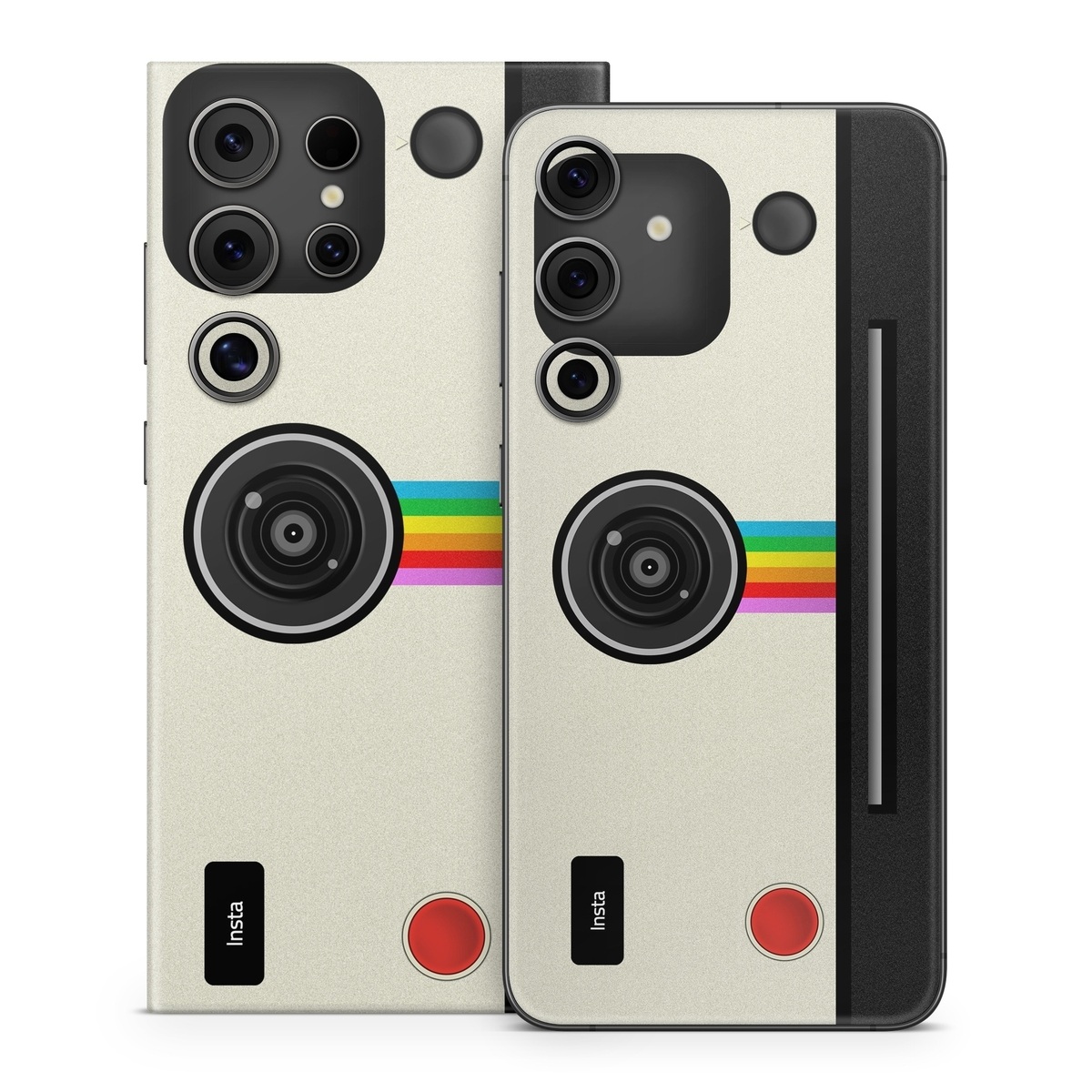 Samsung Galaxy S24 Series Skin design of Cameras & optics, Camera, Technology, Circle, Electronic device, Electronics, Colorfulness, with gray, black, red colors
