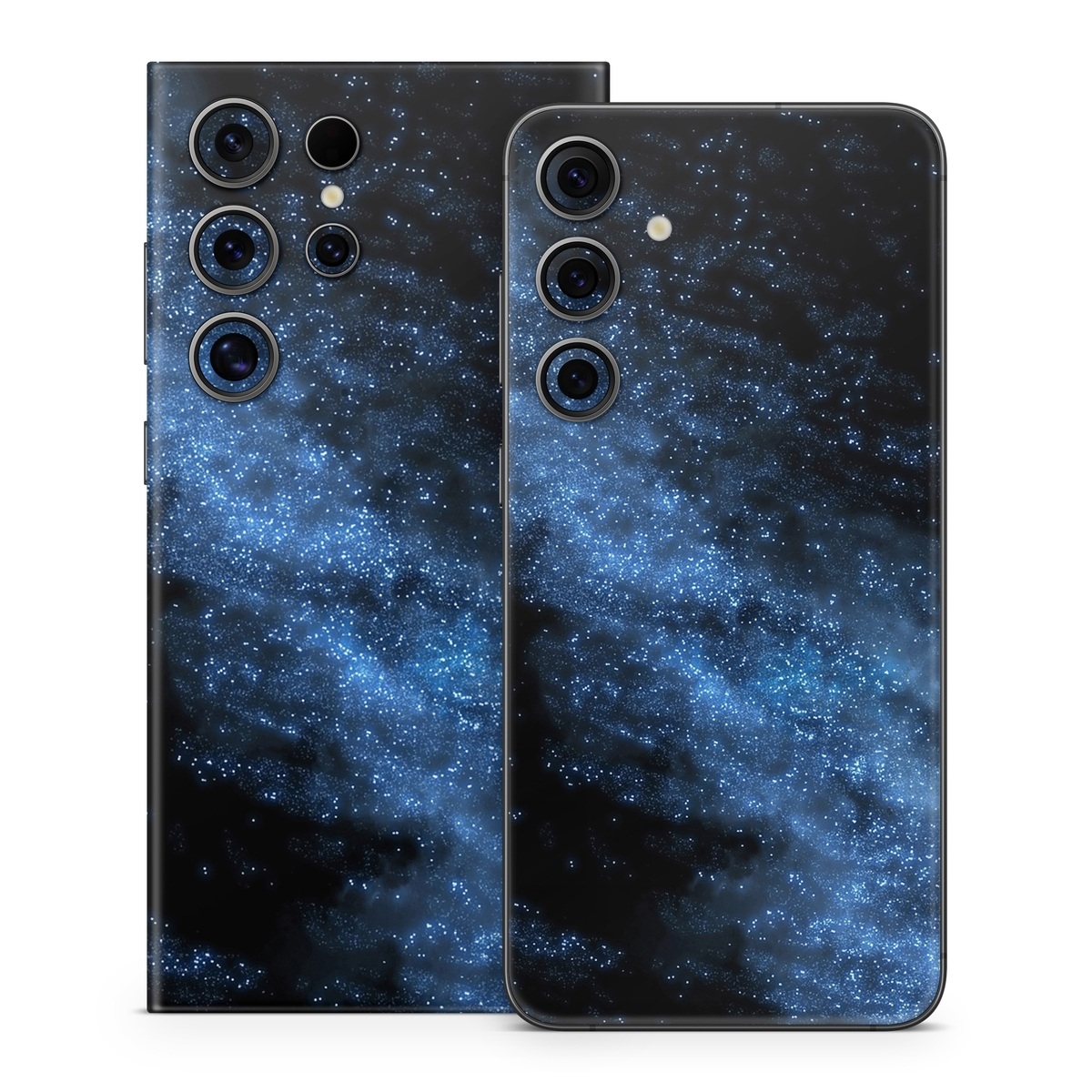Samsung Galaxy S24 Series Skin design of Sky, Atmosphere, Black, Blue, Outer space, Atmospheric phenomenon, Astronomical object, Darkness, Universe, Space, with black, blue colors