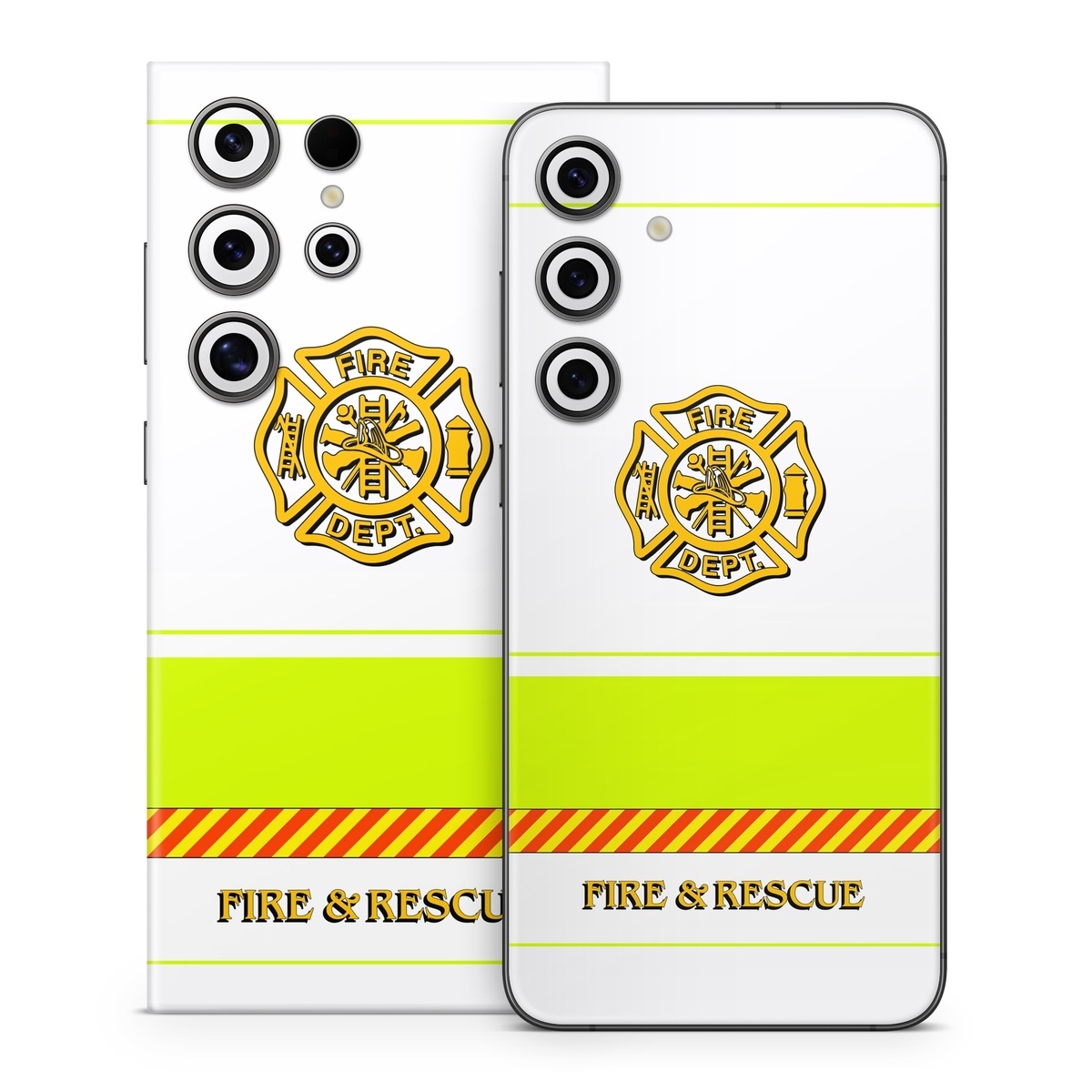 Samsung Galaxy S24 Series Skin design of Yellow, Line, Font, Military rank, with white, green, red, yellow colors