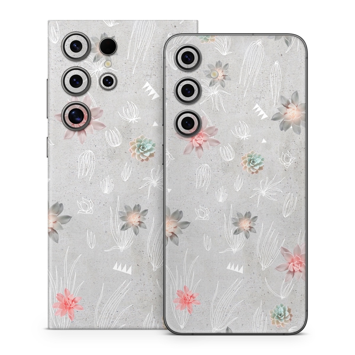 Samsung Galaxy S24 Series Skin design of Pink, Pattern, Wrapping paper, Textile, Design, Wallpaper, Floral design, Plant, Flower, with gray, red, white, pink colors