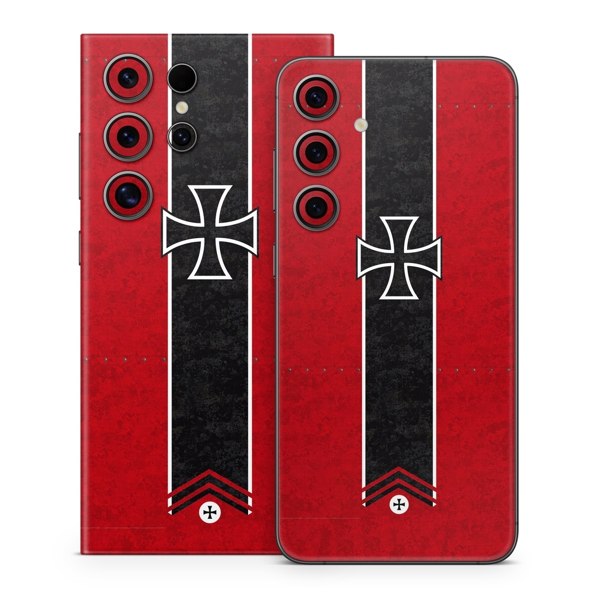 Samsung Galaxy S24 Series Skin design of Bullet, Holes, War, Red, Text, Carmine, Colorfulness, Maroon, Symbol, Coquelicot, with red, black, white, gray colors