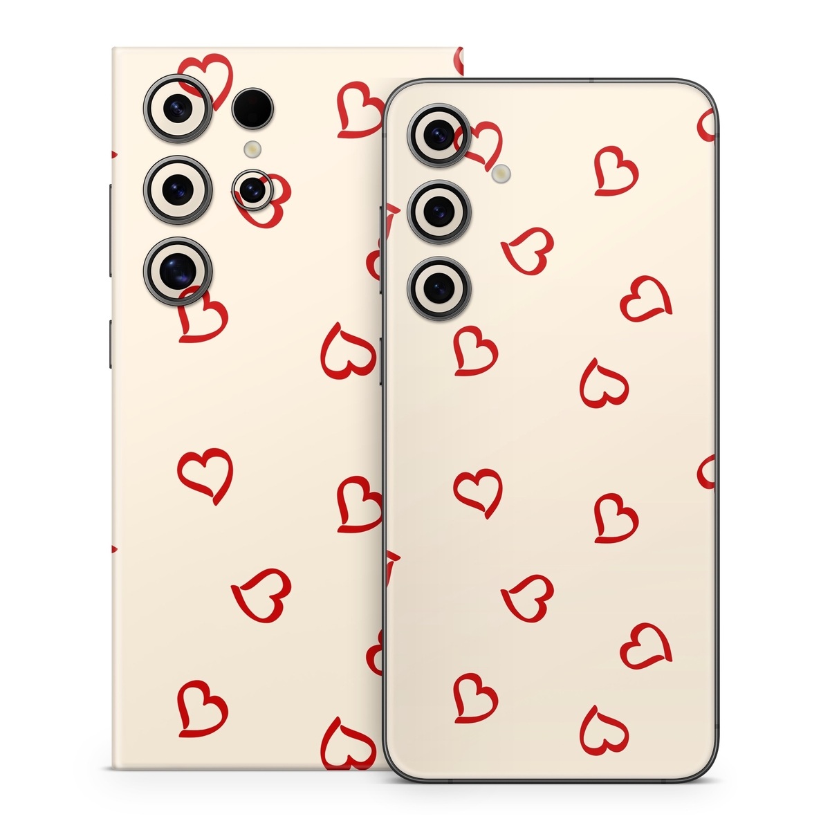 Samsung Galaxy S24 Series Skin design of Font, Circle, Pattern, Plant, Art, Event, Magenta, Carmine, Symmetry, Illustration, with white, red colors