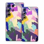 Abstract Scratches Samsung Galaxy S25 Series Skin