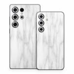 Bianco Marble Samsung Galaxy S25 Series Skin