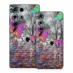 Butterfly Wall Samsung Galaxy S25 Series Skin