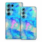 Electrify Ice Blue Samsung Galaxy S25 Series Skin