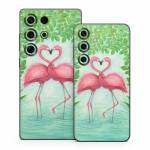 Flamingo Love Samsung Galaxy S25 Series Skin
