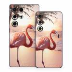 Flamingo Palm Samsung Galaxy S25 Series Skin