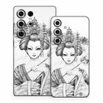 Geisha Sketch Samsung Galaxy S25 Series Skin