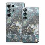 Gilded Glacier Marble Samsung Galaxy S25 Series Skin
