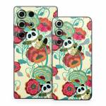 Panda Flowers Samsung Galaxy S25 Series Skin