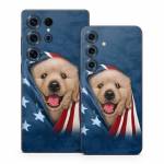 Patriotic Retriever Samsung Galaxy S25 Series Skin