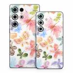 Pastel Butterflies Samsung Galaxy S25 Series Skin