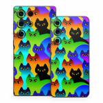 Rainbow Cats Samsung Galaxy S25 Series Skin