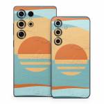 Retro Sunset Samsung Galaxy S25 Series Skin