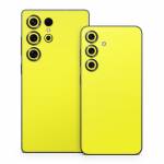 Solid State Lemon Samsung Galaxy S25 Series Skin