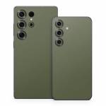 Solid State Olive Drab Samsung Galaxy S25 Series Skin