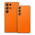 Solid State Pumpkin Samsung Galaxy S25 Series Skin