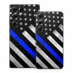 Thin Blue Line Hero Samsung Galaxy S25 Series Skin