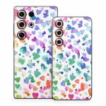 Valentines Love Hearts Samsung Galaxy S25 Series Skin