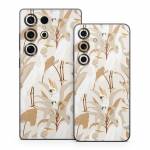 White Cranes Cockatoo Samsung Galaxy S25 Series Skin