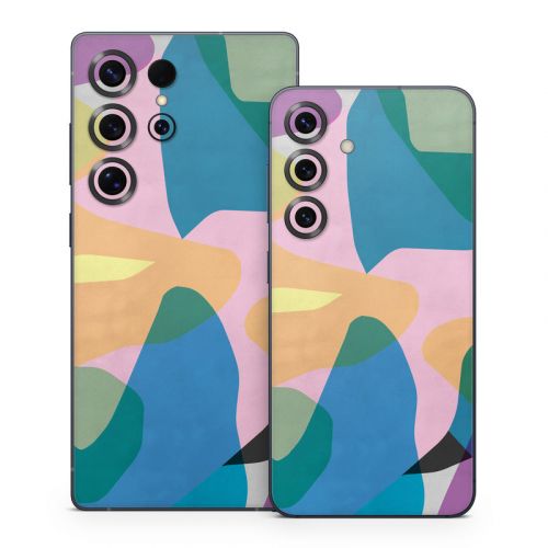 Abstract Camo Samsung Galaxy S25 Series Skin