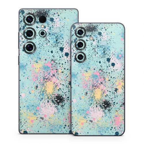 Abstract Ink Splatter Samsung Galaxy S25 Series Skin