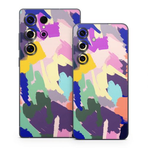 Abstract Scratches Samsung Galaxy S25 Series Skin