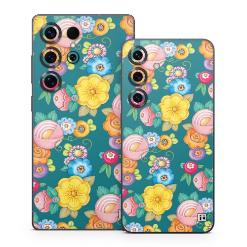 Act Right Flowers Samsung Galaxy S25 Series Skin