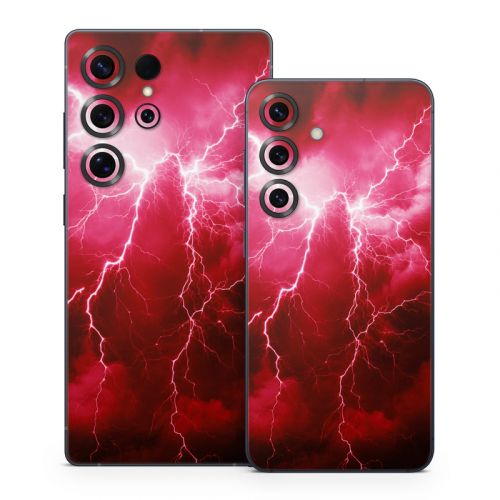 Apocalypse Red Samsung Galaxy S25 Series Skin
