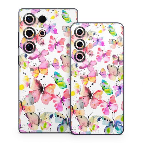 Artistic Butterflies Samsung Galaxy S25 Series Skin