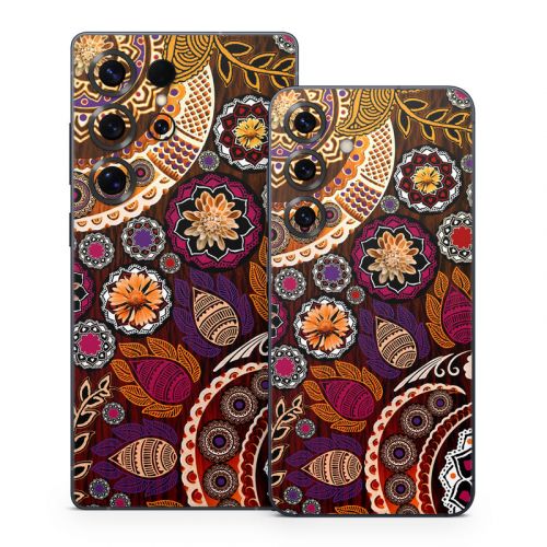 Autumn Mehndi Samsung Galaxy S25 Series Skin