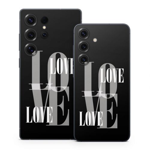 Black Love Samsung Galaxy S25 Series Skin