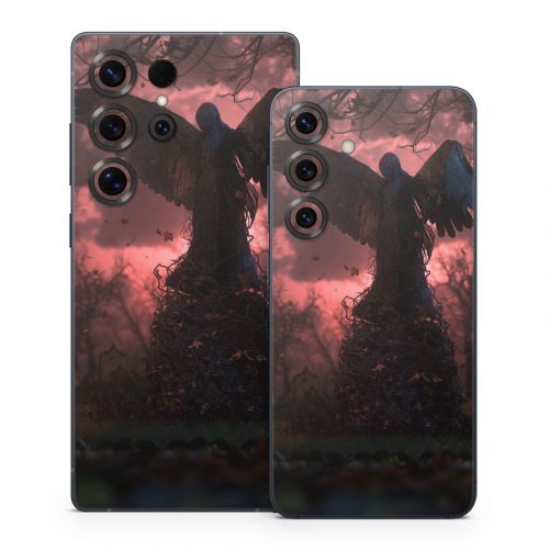 Black Angel Samsung Galaxy S25 Series Skin