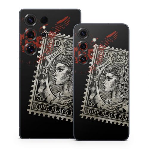 Black Penny Samsung Galaxy S25 Series Skin