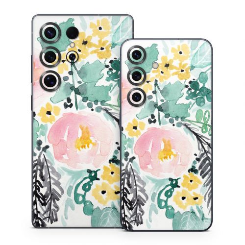 Blushed Flowers Samsung Galaxy S25 Series Skin