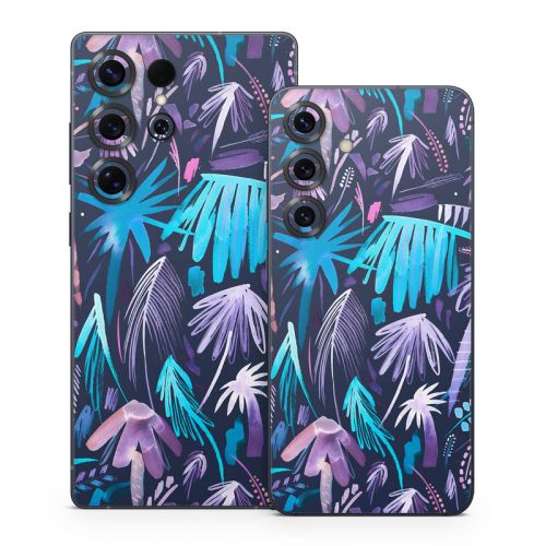 Brushstroke Palms Samsung Galaxy S25 Series Skin
