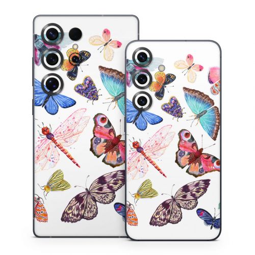 Butterfly Scatter Samsung Galaxy S25 Series Skin