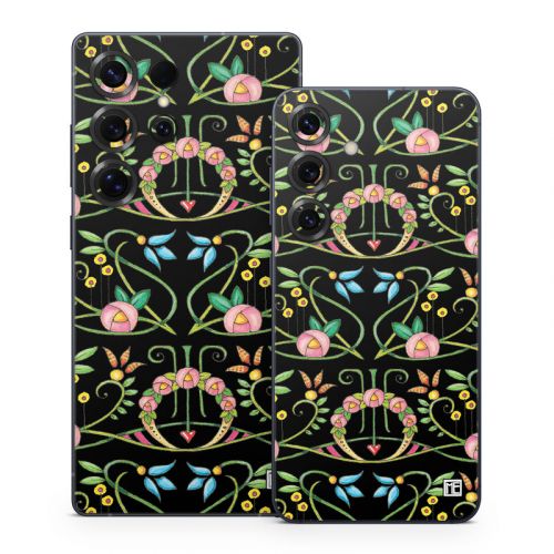 Change Nothing Flowers Samsung Galaxy S25 Series Skin