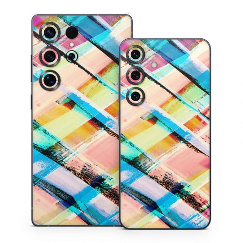Check Stripe Samsung Galaxy S25 Series Skin